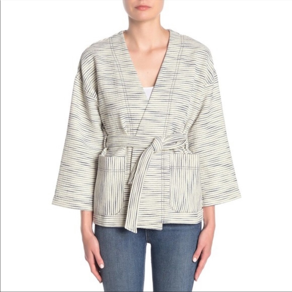 Madewell Texture & Thread Knit Wrap Jacket - Picture 1 of 11